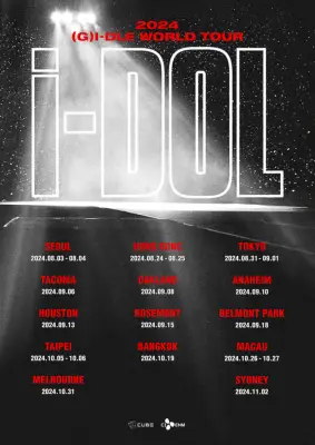(G) I-DDle kündigt Stopps für 2024 World Tour 'i-Dol' an