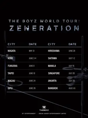 OPPDATERING: Boyz kunngjør 2023 World Tour 'Zeneration' avslører datoer og lokasjoner for Asia Leg of Tour