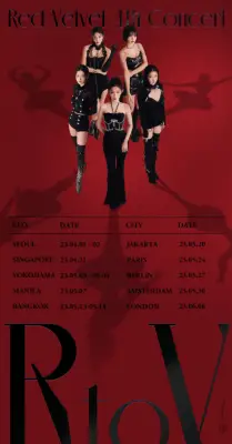 Red Velvet annonce les dates et les villes pour la prochaine tournée mondiale «R à V»