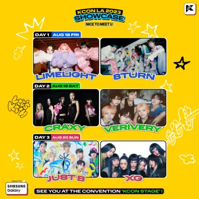 Guide to KCon LA 2023 Presenterat av Samsung Galaxy: Show, Lineup, Showcase, Biljetter och mer